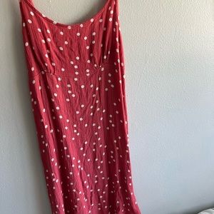 pink polka dot forever 21 dress